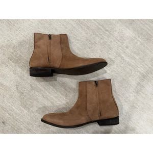 Men's New Hawkings Mcgill Taupe Leather Fashion Ankle Boots Size 13